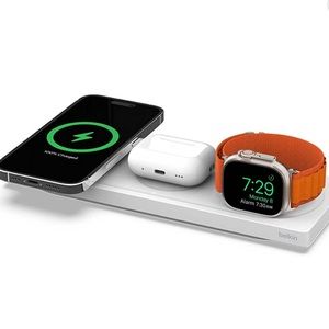 BRAND NEW Belkin MagSafe 3-in-1 Wireless Charging Pad (White)